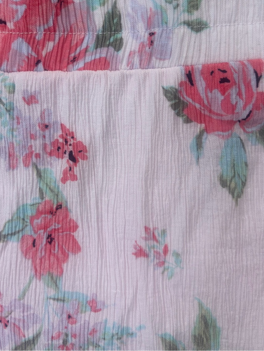 AGB - Light Pink Skirt with Subtle Floral Detail - Size Large - Picture 3 of 4